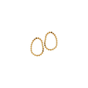 gold earrings handmade in greece
