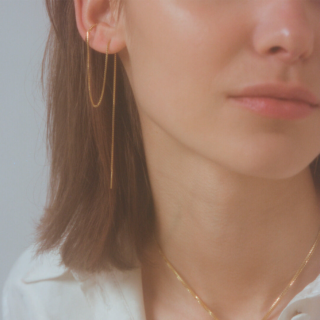 lightweight gold plated earrings