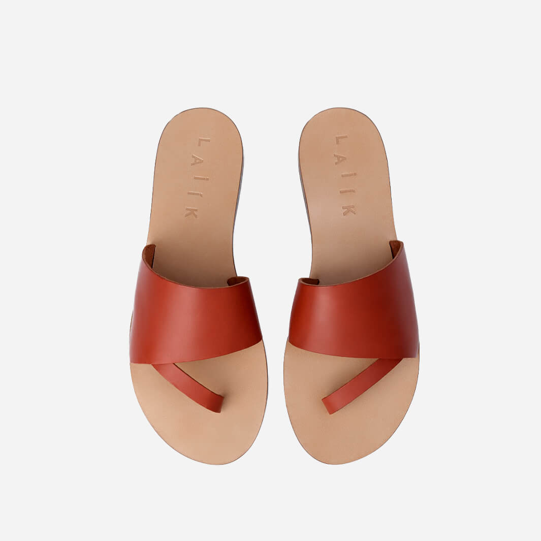  The Perfect Slip-On Leather Greek Sandal